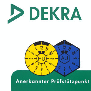 DEKRA Anerkannter Prüfstützpunkt Logo